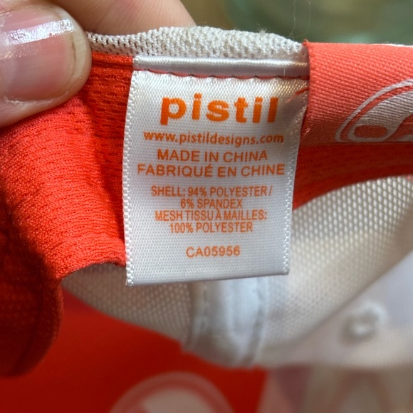 Pistil Women's Peetey Trucker Cap 1881P O/s Bicycle/Heart Design Neon - Picture 5 of 6